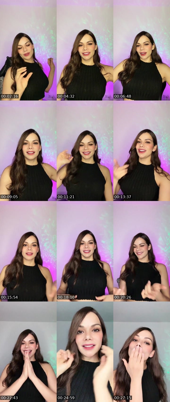 Contact-sheet preview of Marcelita👄's Liveme recording
