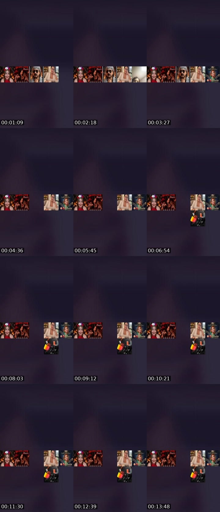 Contact-sheet preview of ➤Lihadima🌈🦁's Liveme recording