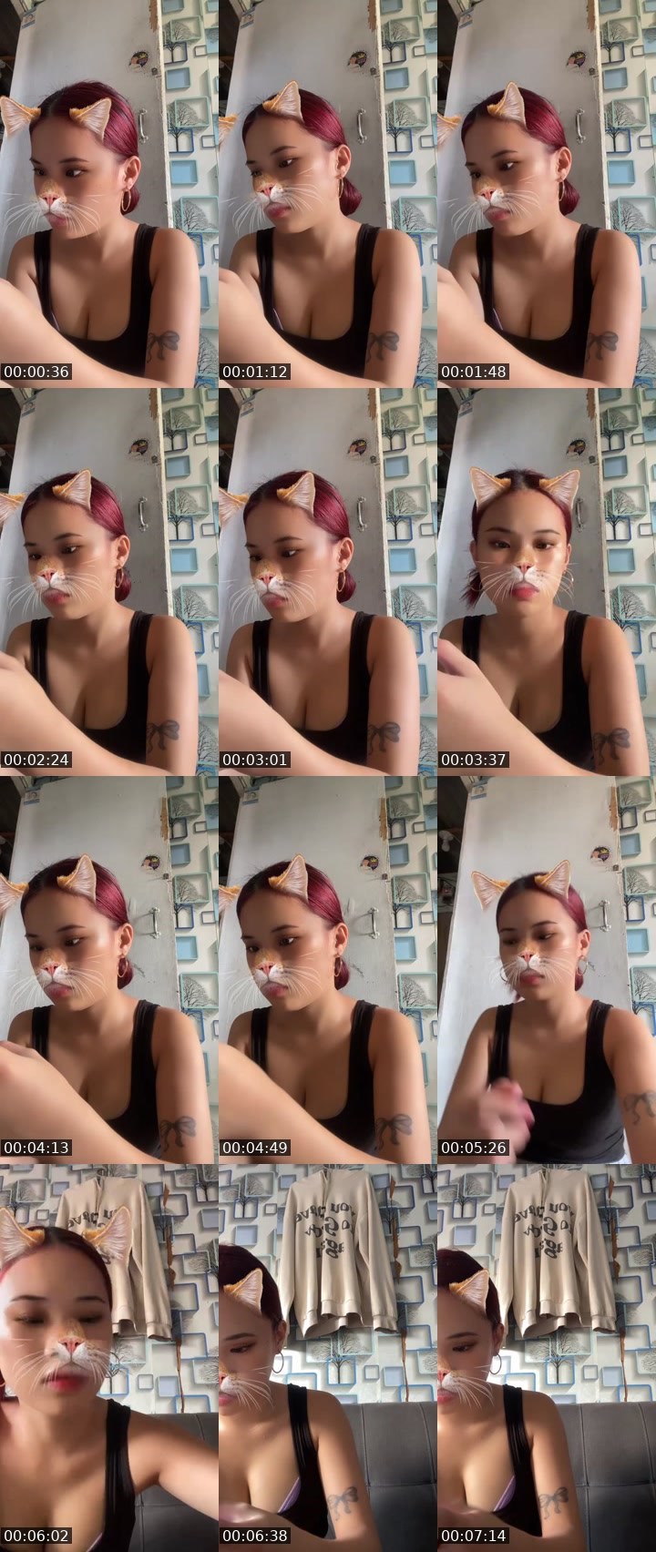 Contact-sheet preview of 👸Klair🐉🧙's Liveme recording