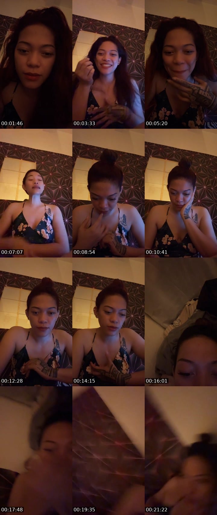 Contact-sheet preview of ☝️💙Queen_mc🍸🫧's Liveme recording