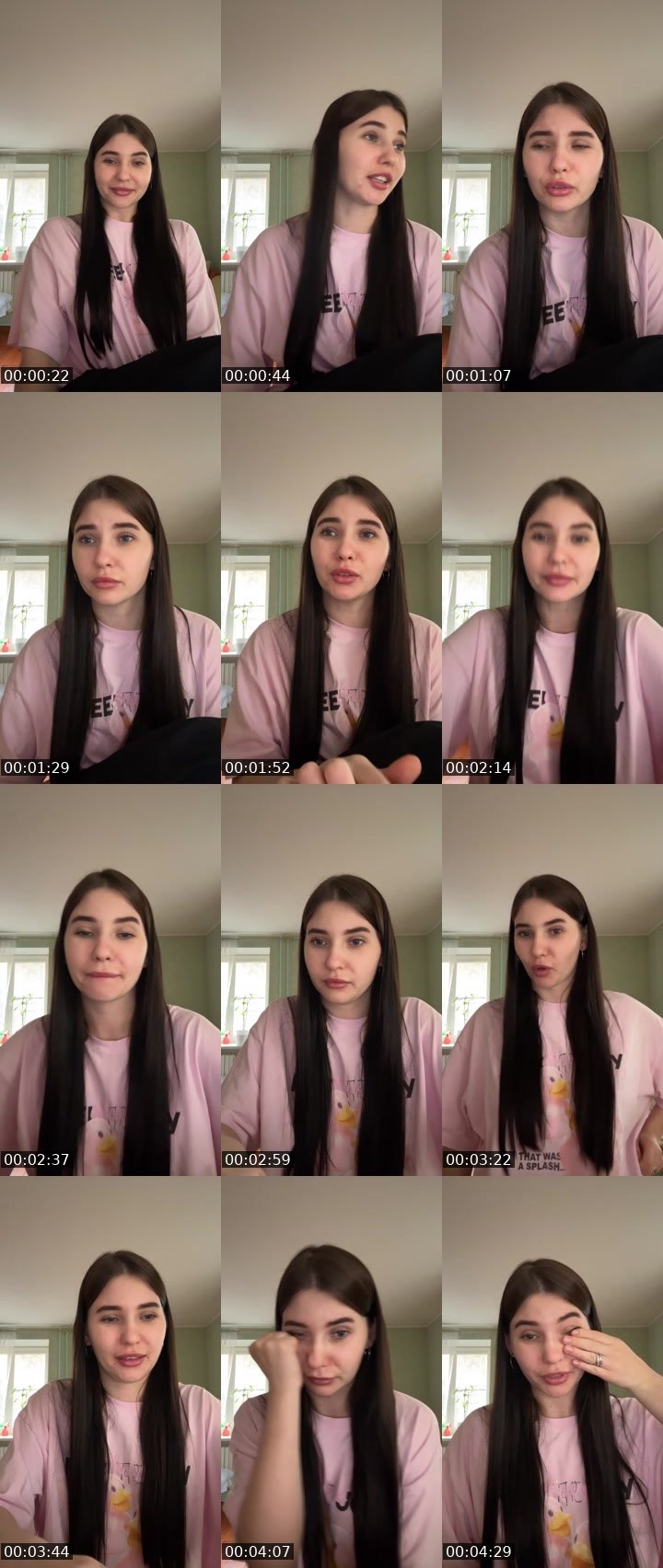 Contact-sheet preview of 🌸illona🌸's Liveme recording
