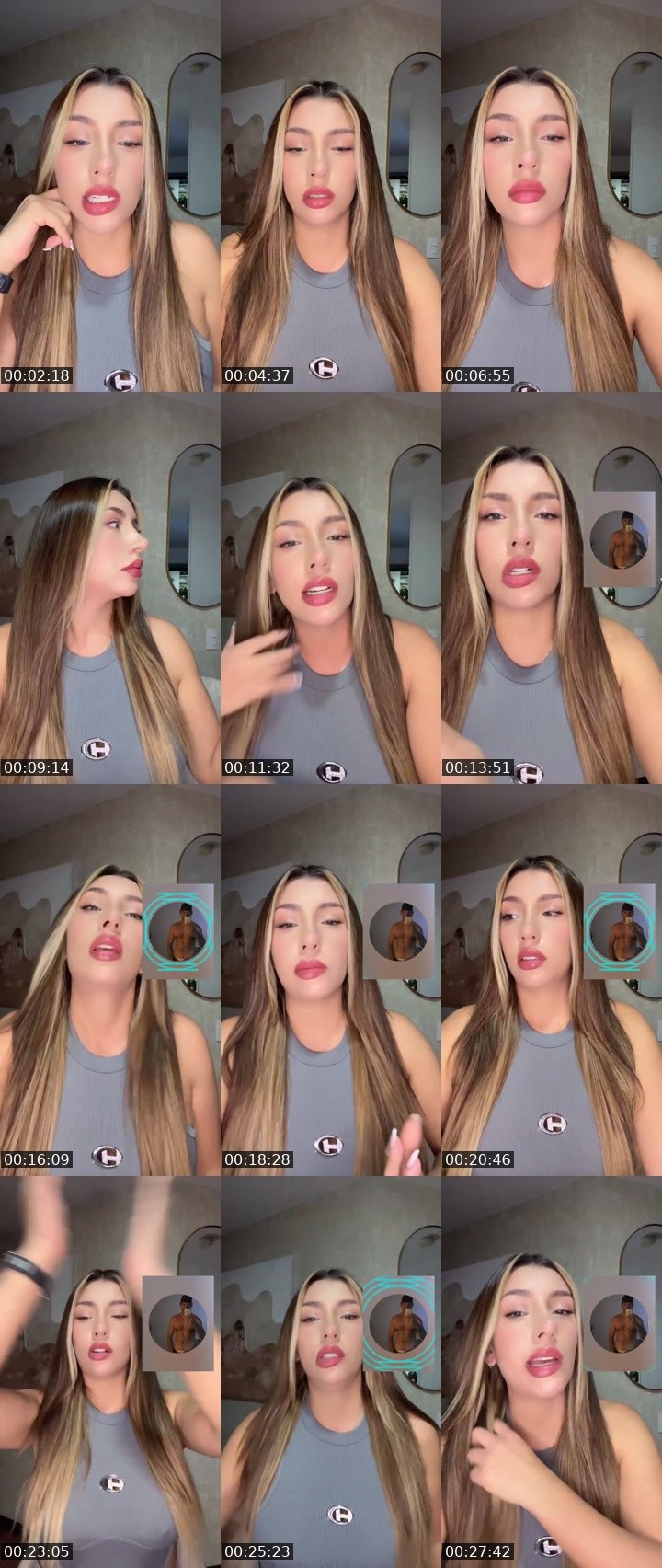 Contact-sheet preview of 𝓟𝓻𝓲𝓷𝓬𝓮𝓼𝓼🌸🧸's Liveme recording