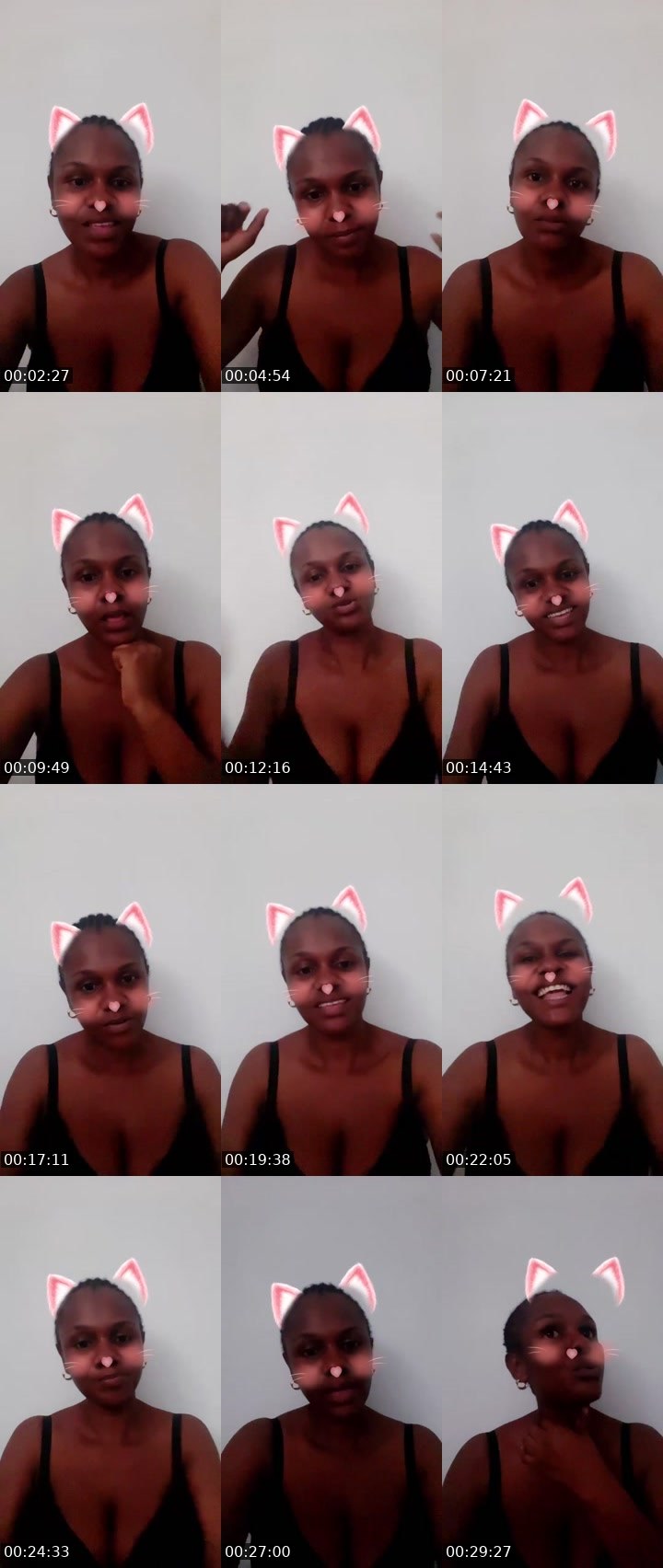 Contact-sheet preview of Sugar love's Liveme recording