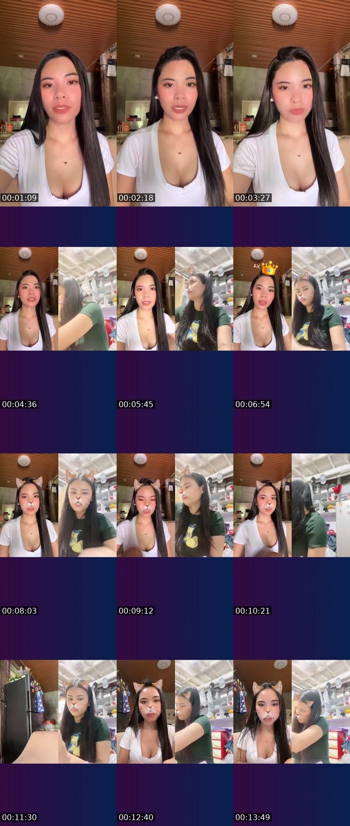 Contact-sheet preview of ᴵᴬ💎Michiikooo🫐's Liveme recording