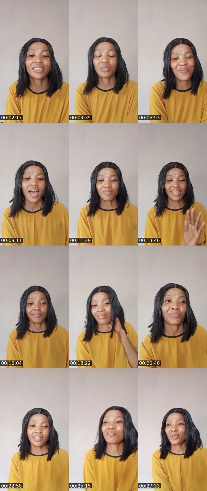 Contact-sheet preview of Lizglamz's Liveme recording