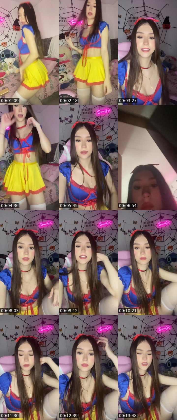 Contact-sheet preview of DanniG ☁️'s Liveme recording