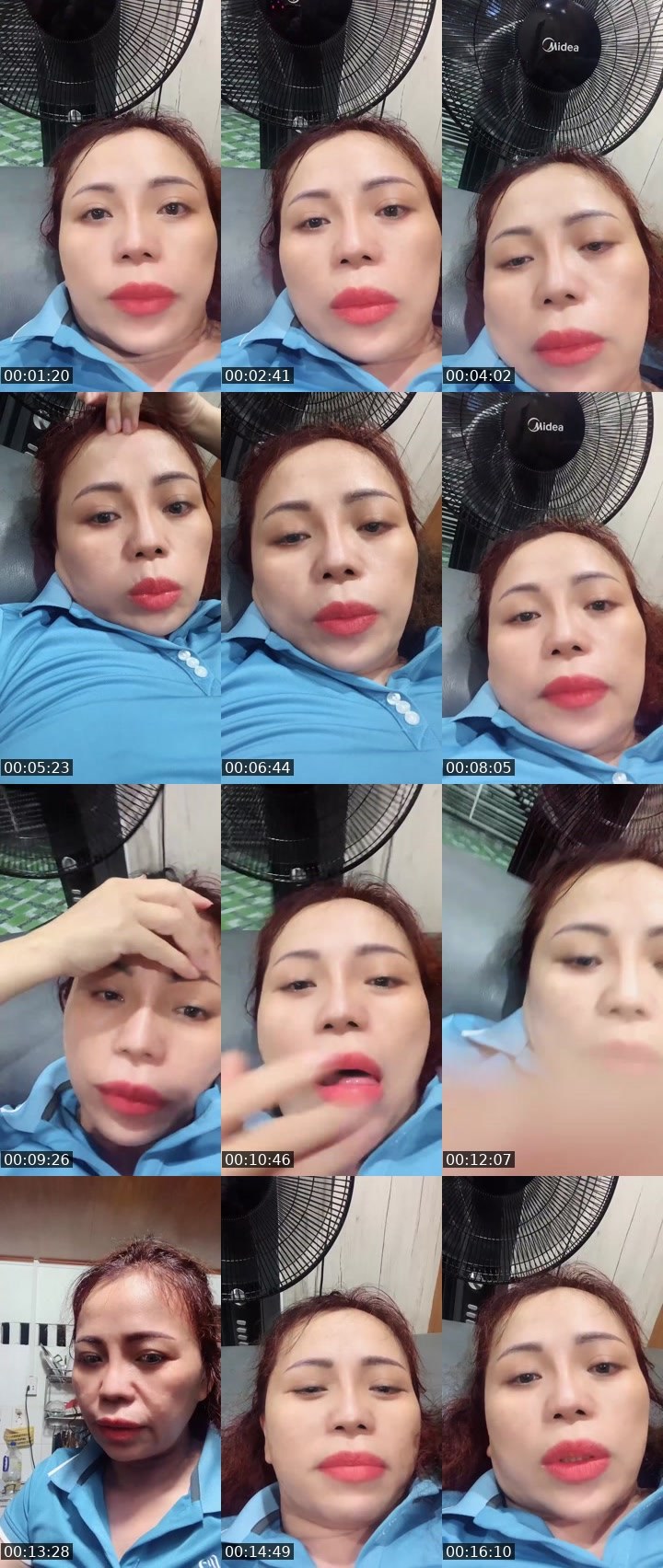 Contact-sheet preview of Kimhoney💃🏻's Liveme recording
