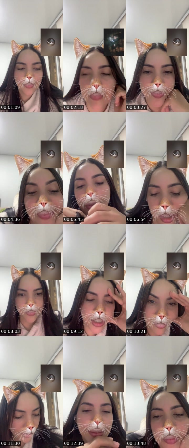 Contact-sheet preview of 🌐Vale!'s Liveme recording