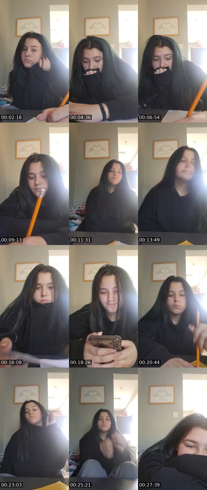 Contact-sheet preview of Keyley's Liveme recording