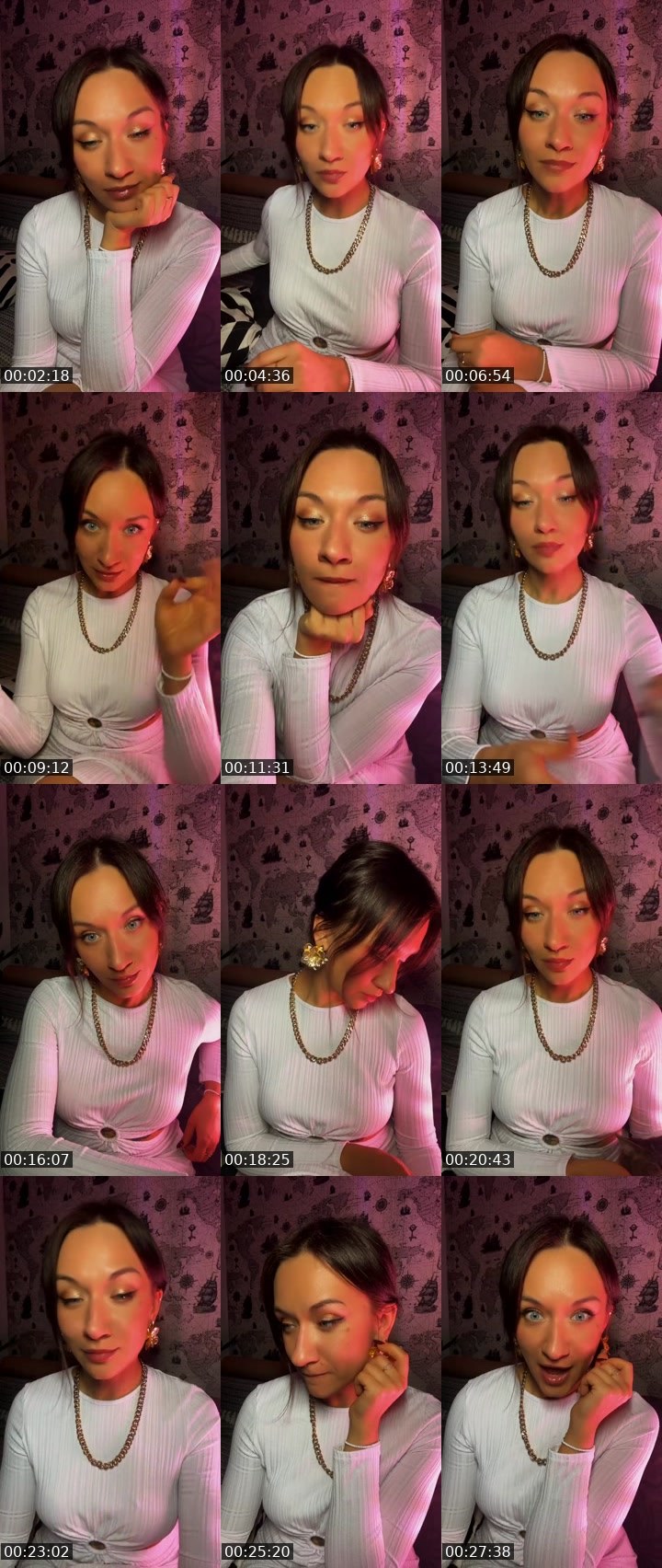 Contact-sheet preview of ✨CaliforniSASHion✨'s Liveme recording
