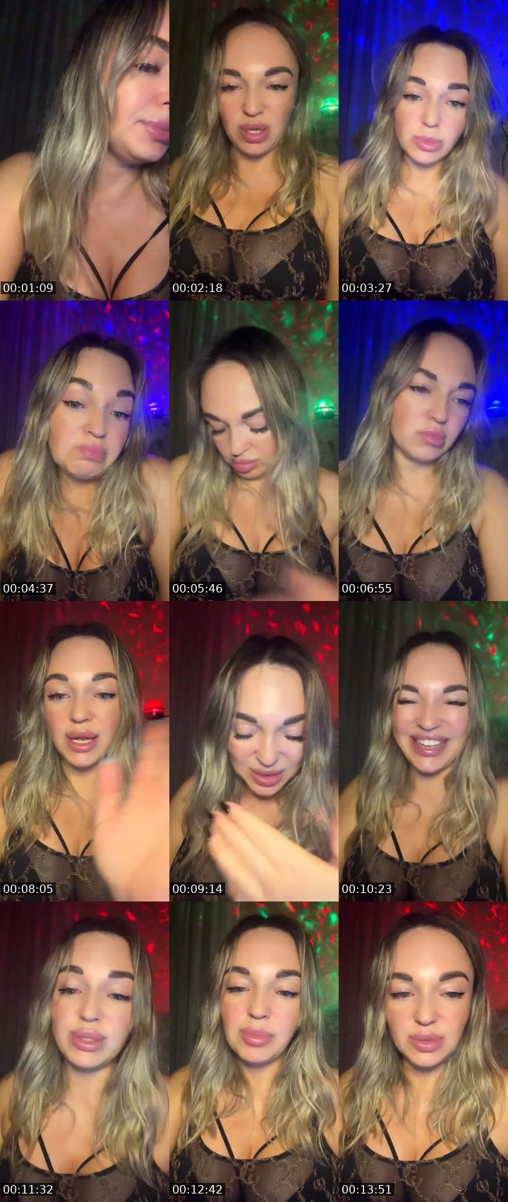 Contact-sheet preview of Viktoriia;)'s Liveme recording