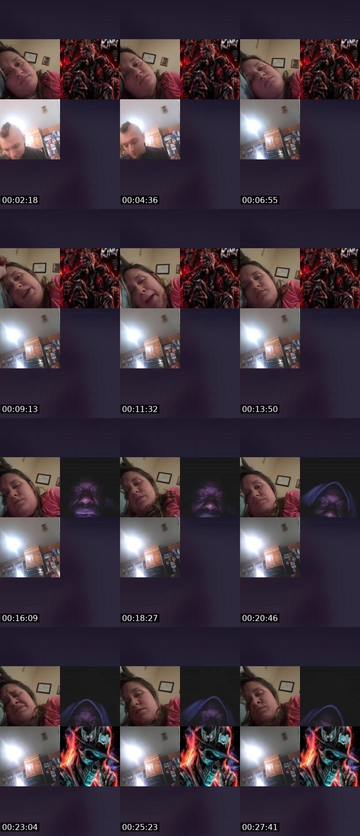 Contact-sheet preview of Mrs general💍's Liveme recording