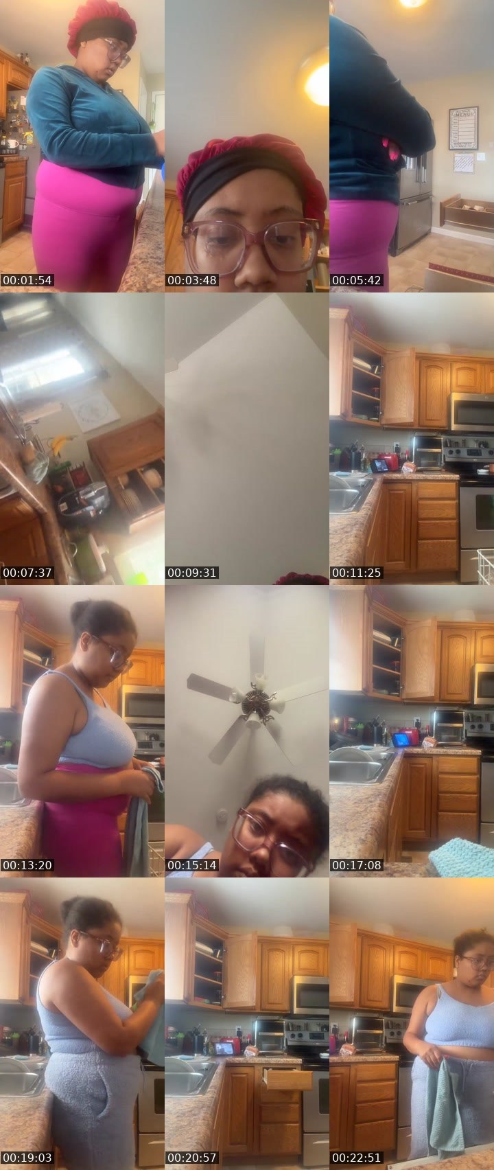 Contact-sheet preview of Tyarra 24's Liveme recording