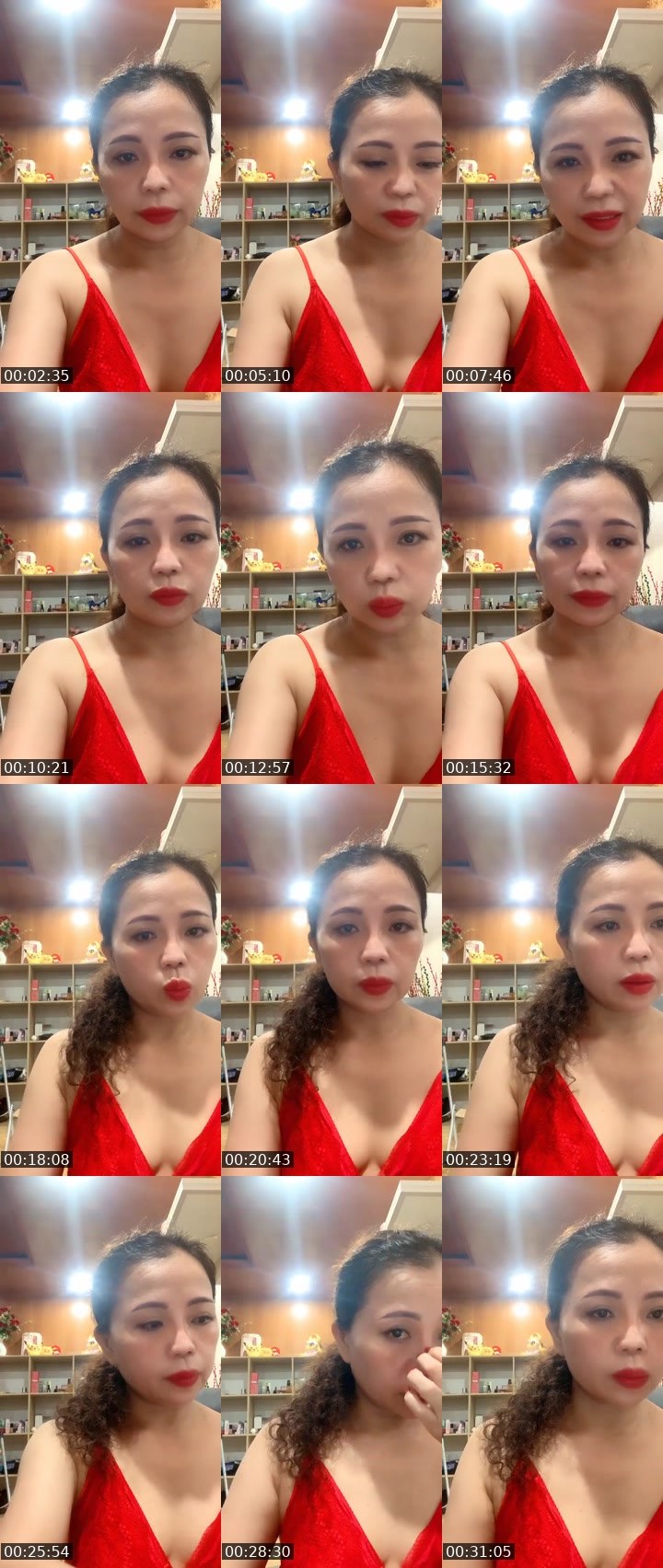 Contact-sheet preview of Kimkim💃🏻's Liveme recording