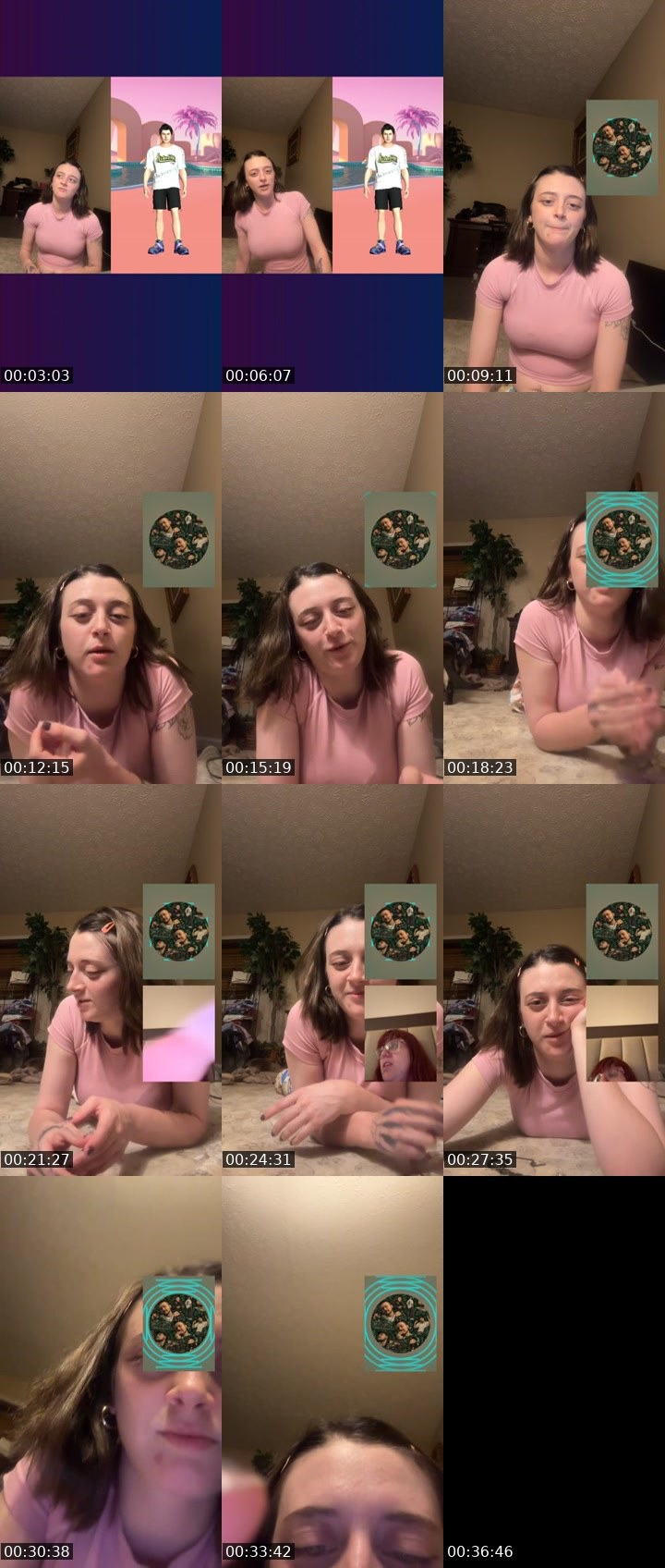 Contact-sheet preview of 🩵☆Candy Crushh☆™🥶♡'s Liveme recording
