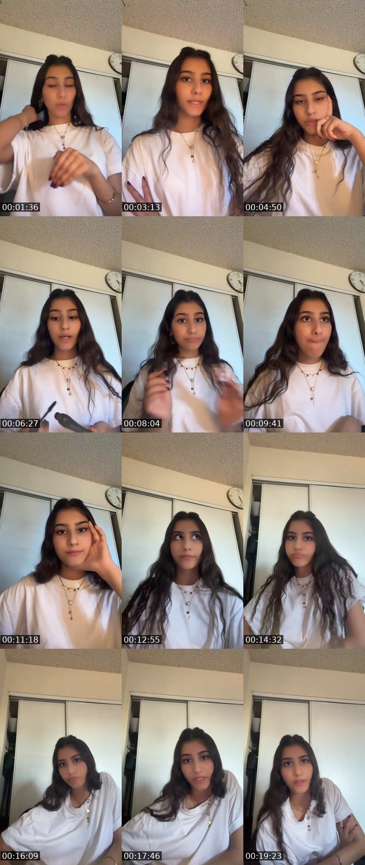 Contact-sheet preview of gigi888's Liveme recording