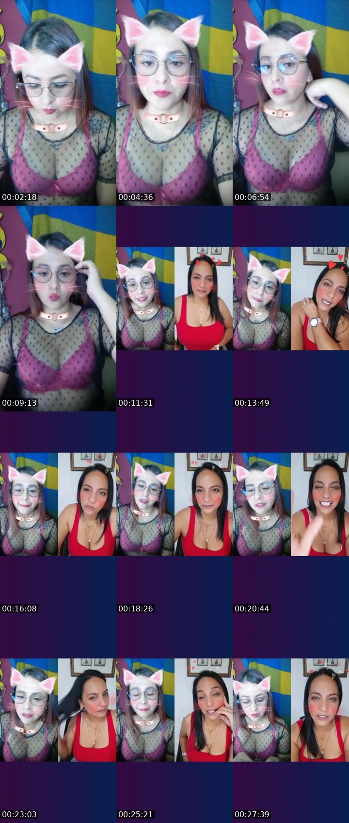 Contact-sheet preview of 🌈Morchis🕶's Liveme recording