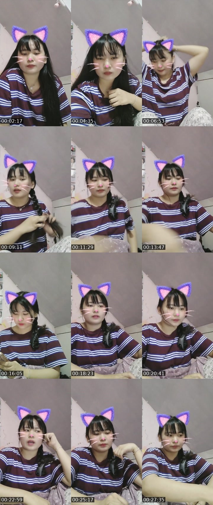 Contact-sheet preview of 👸Vel.🦋's Liveme recording
