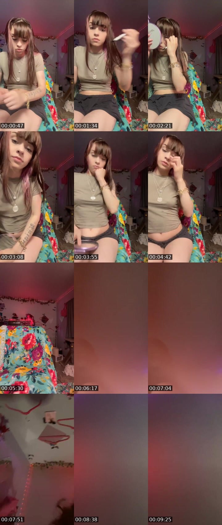Contact-sheet preview of 𝕄𝕒𝕞𝕚𝕟𝕒𝕕𝕪𝕒♊︎'s Liveme recording