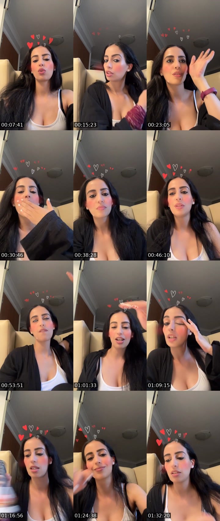 Contact-sheet preview of 𝐌𝐘𝐒𝐓𝐄𝐑𝐘 🐝's Liveme recording