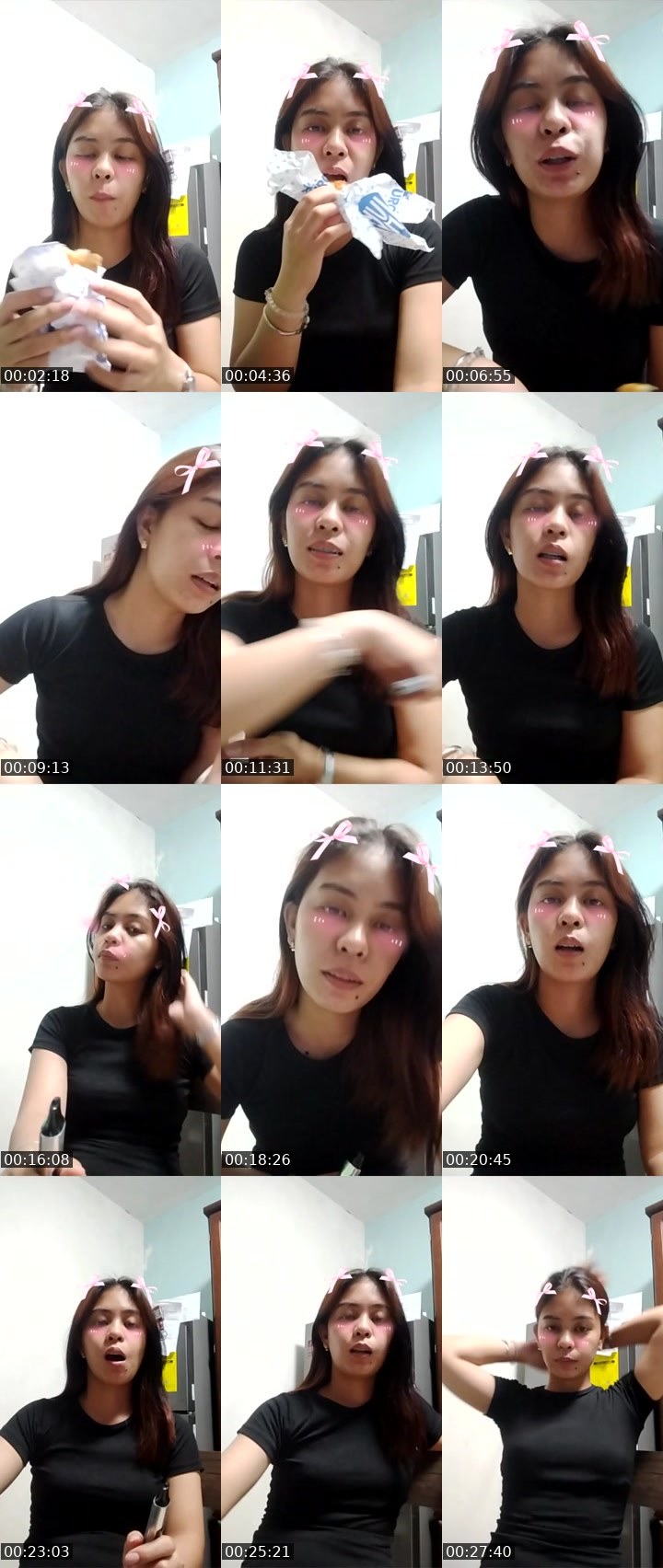 Contact-sheet preview of Darla Anisha's Liveme recording