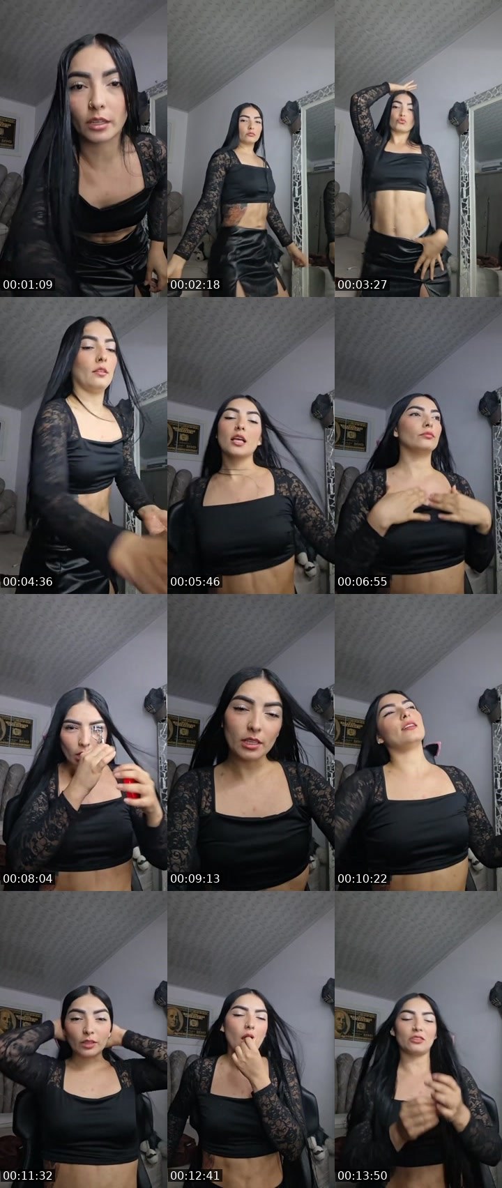 Contact-sheet preview of 🫦 flaka 🌈🔆's Liveme recording
