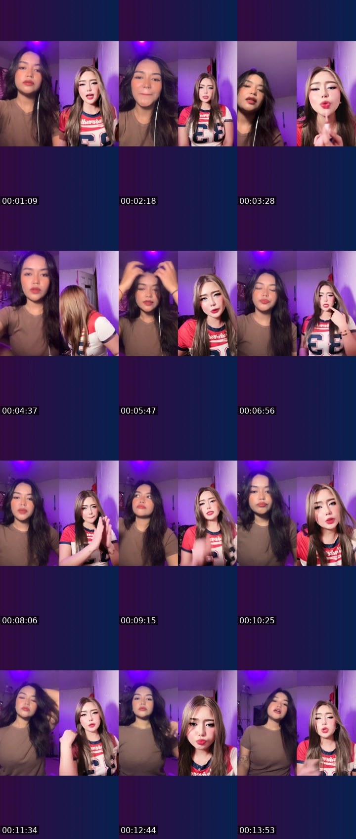 Contact-sheet preview of 👸🏻Eve 🦄's Liveme recording