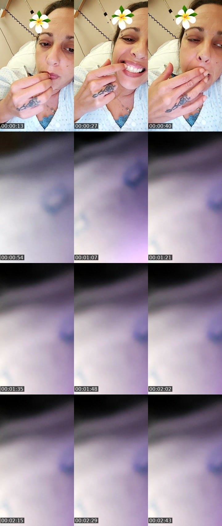 Contact-sheet preview of mi niña💃🫶's Liveme recording