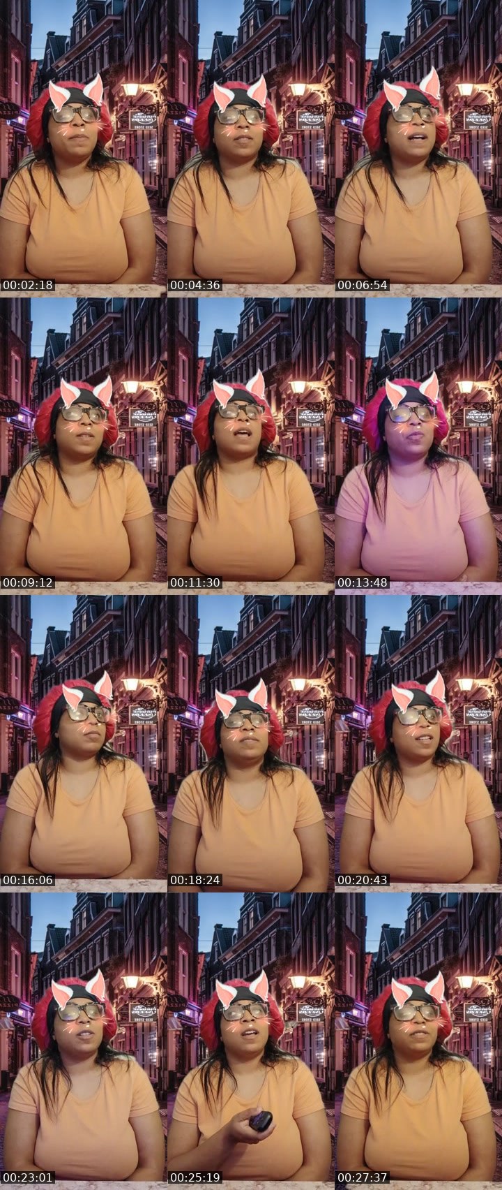 Contact-sheet preview of Q👸een 🗝Kendra's Liveme recording