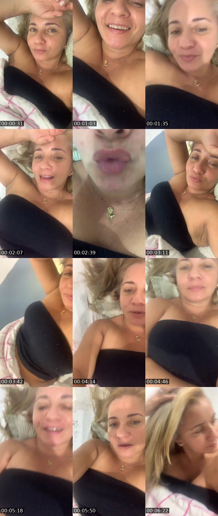 Contact-sheet preview of Allice Ella 🔥⃤'s Liveme recording