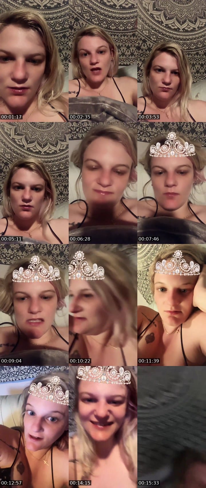 Contact-sheet preview of Tootsie pop's Liveme recording