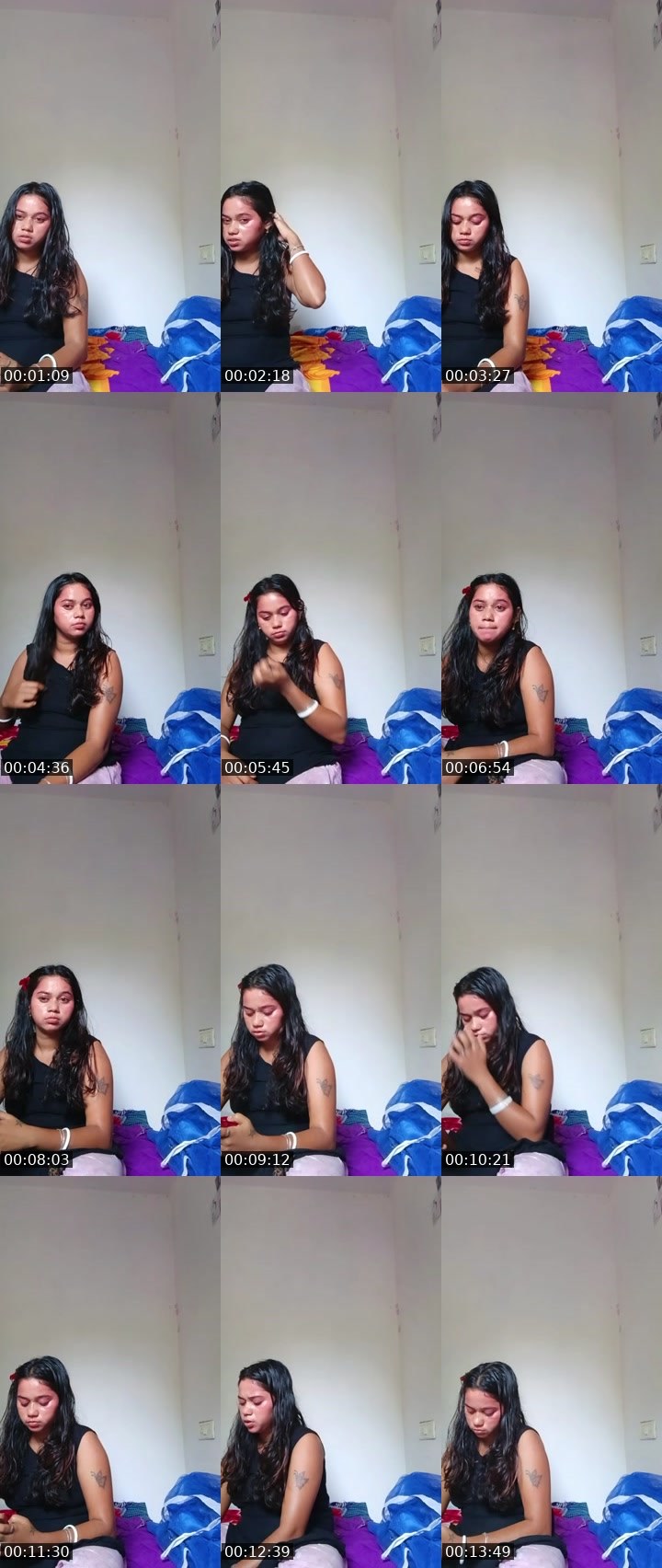 Contact-sheet preview of tel.g. @RDXATM's Liveme recording