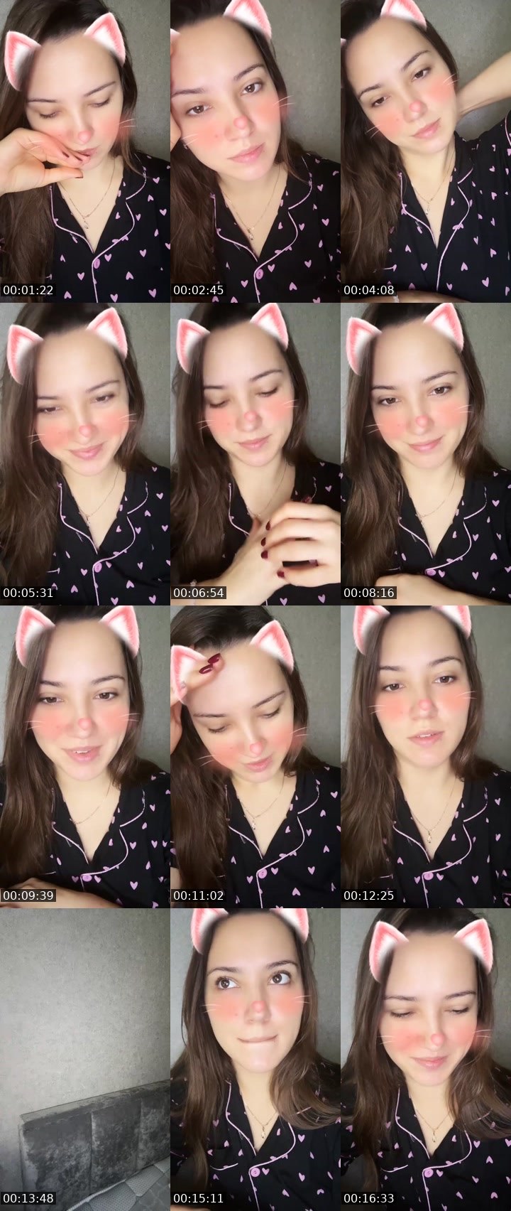 Contact-sheet preview of 💯 Tanya🫆's Liveme recording