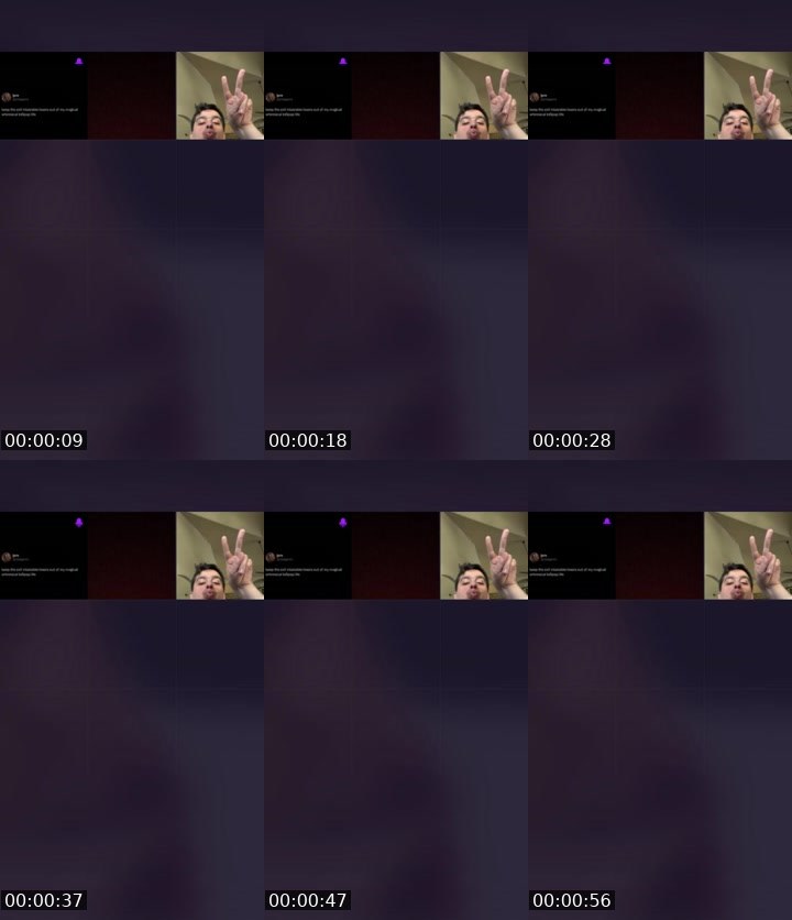 Contact-sheet preview of spicy🥵's Liveme recording