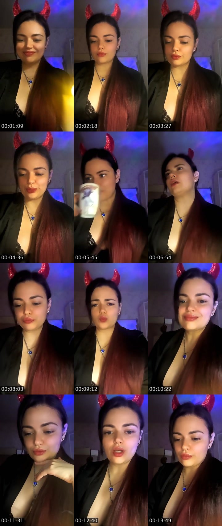 Contact-sheet preview of Yana Mikki🩷🪽's Liveme recording