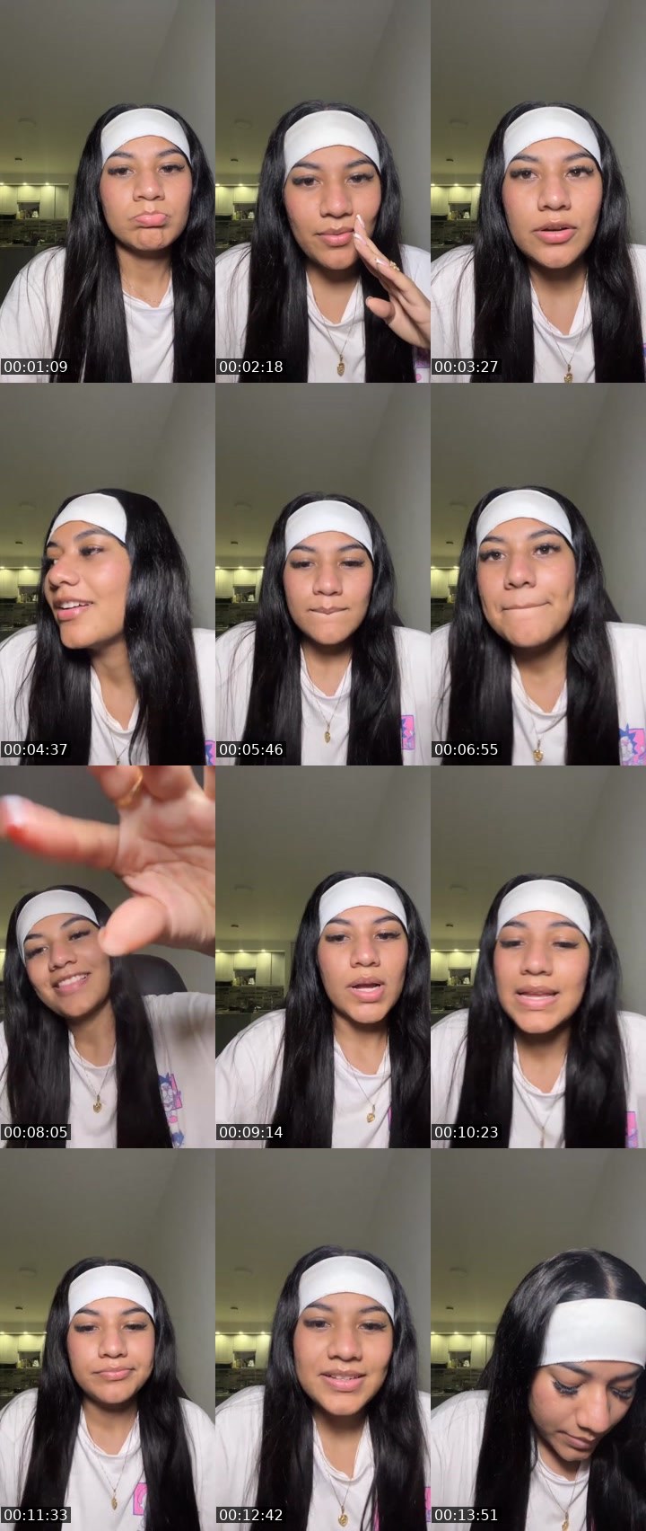 Contact-sheet preview of jlo_pg's Liveme recording