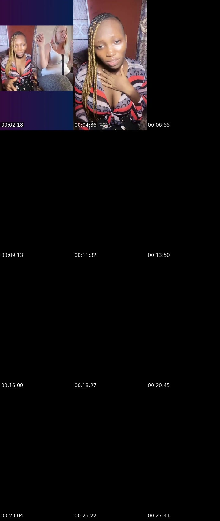 Contact-sheet preview of Zainab🕊️🎭's Liveme recording