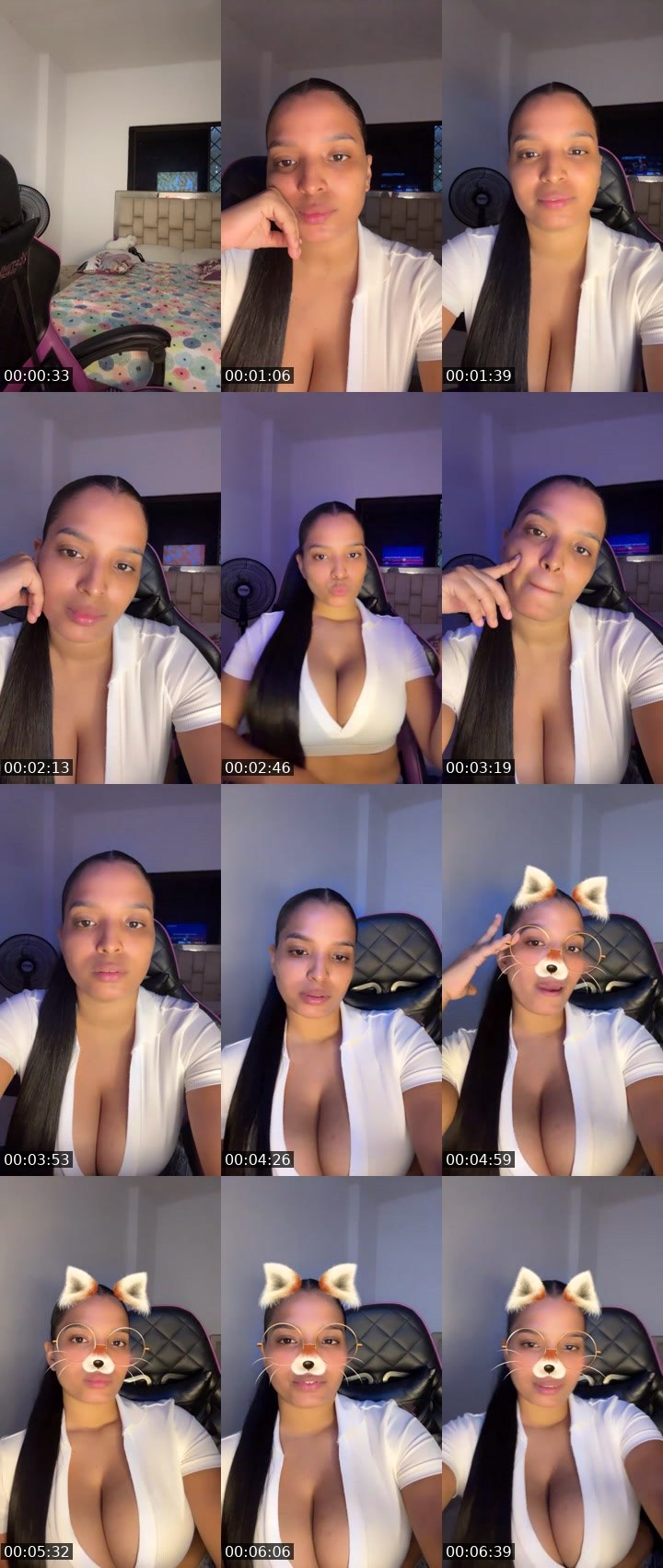 Contact-sheet preview of 🌈🃏DEVORA😏🍒's Liveme recording
