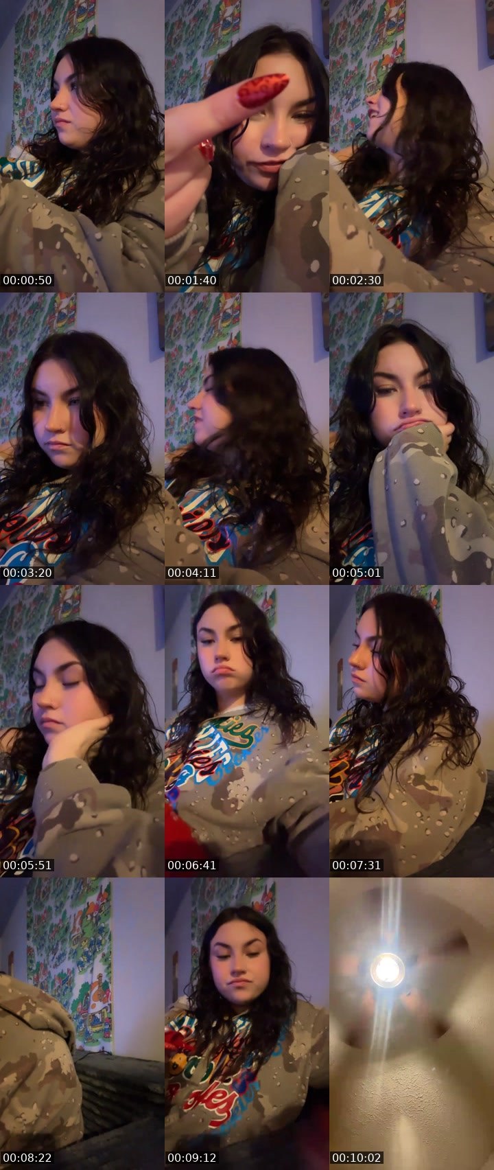 Contact-sheet preview of lexoxo's Liveme recording