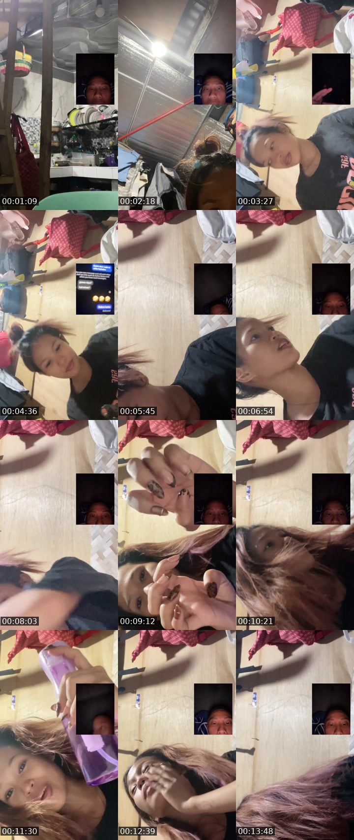 Contact-sheet preview of 👨‍🍳ᴹⱽᴾchloe 𐙚's Liveme recording