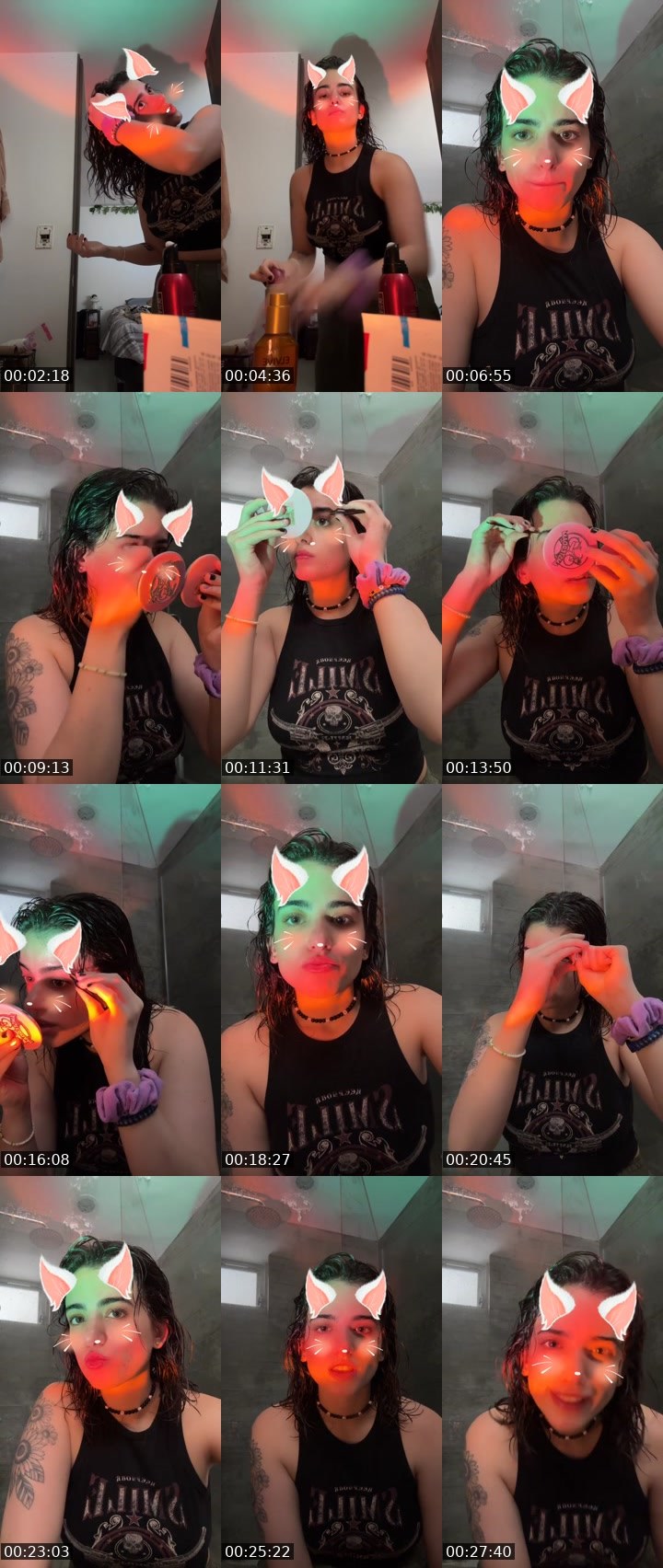 Contact-sheet preview of 💯ROXXX✰Lღ🍉's Liveme recording