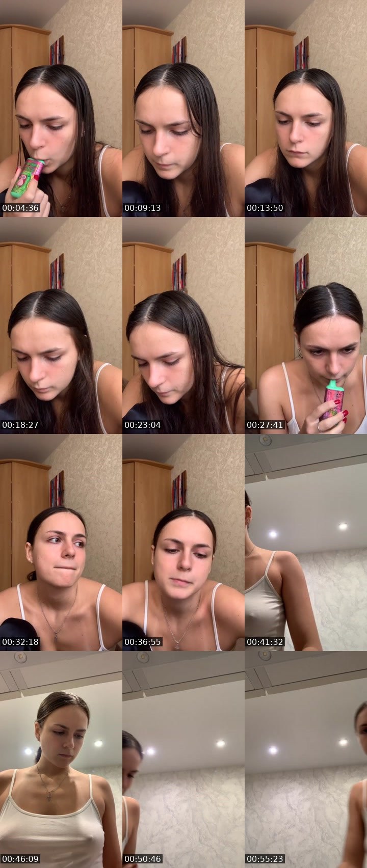 Contact-sheet preview of 👑lizochka🎀's Liveme recording