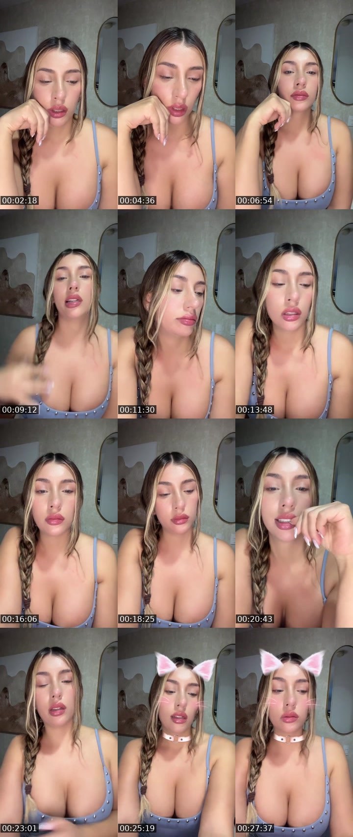 Contact-sheet preview of 𝓟𝓻𝓲𝓷𝓬𝓮𝓼𝓼🌸🧸's Liveme recording