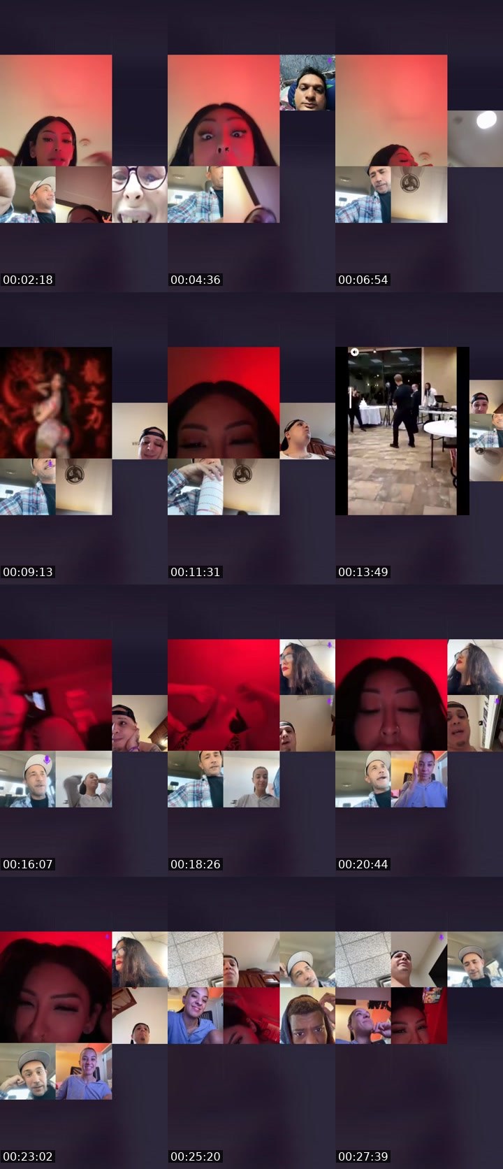 Contact-sheet preview of Officialbarbie's Liveme recording