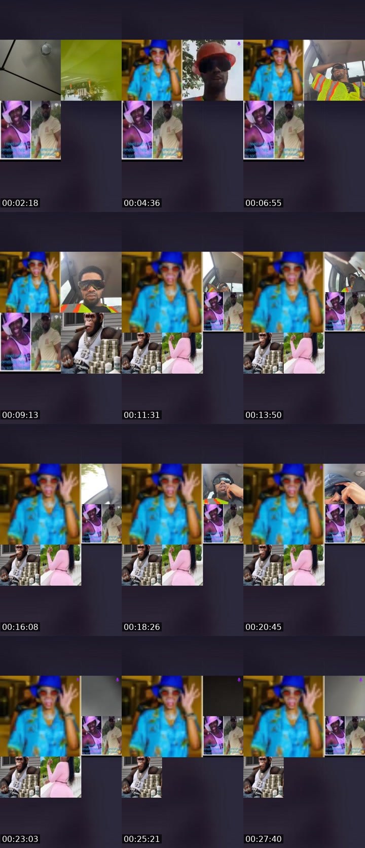 Contact-sheet preview of 💔Juk!ee's Liveme recording