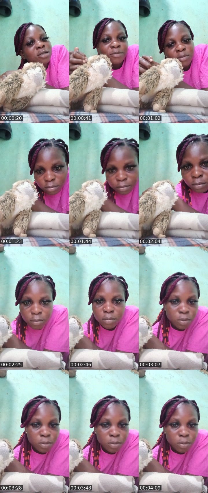 Contact-sheet preview of Lili cfa's Liveme recording