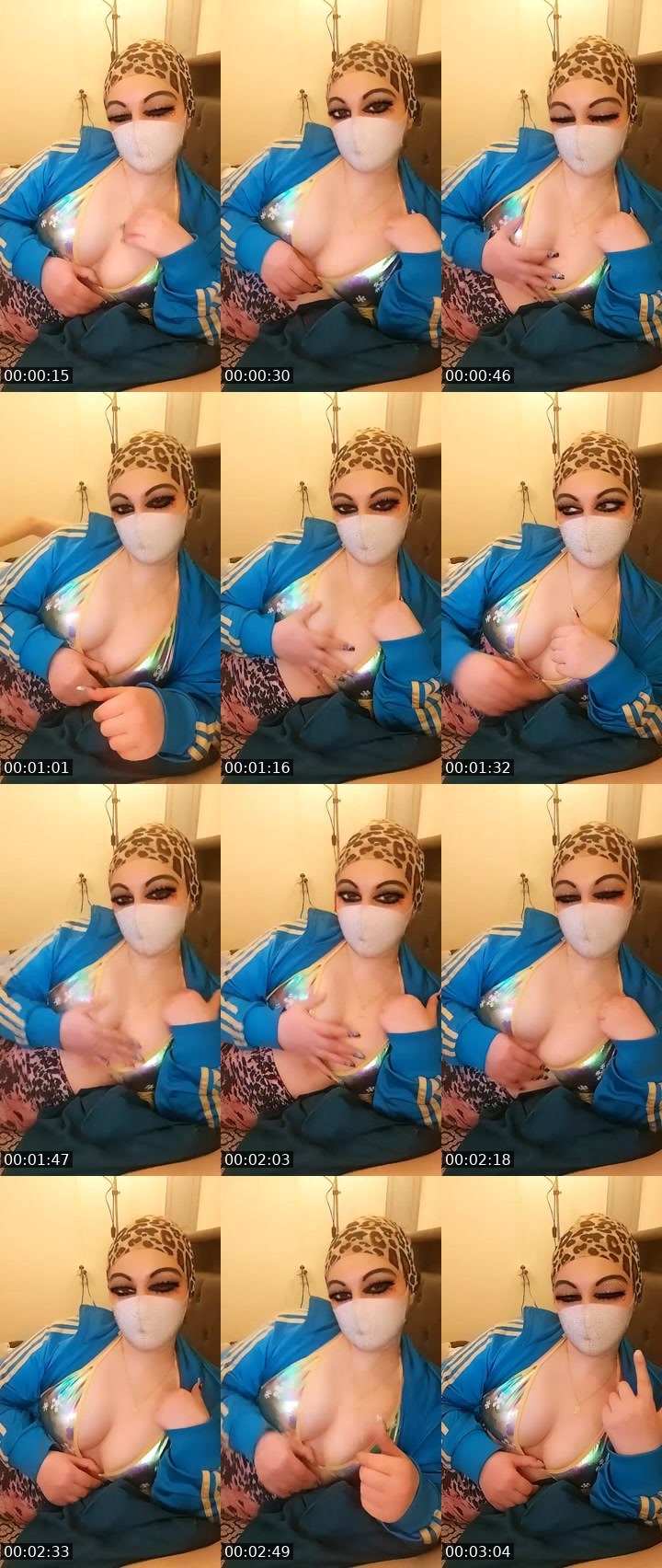 Contact-sheet preview of CALI🔥🔥's Liveme recording