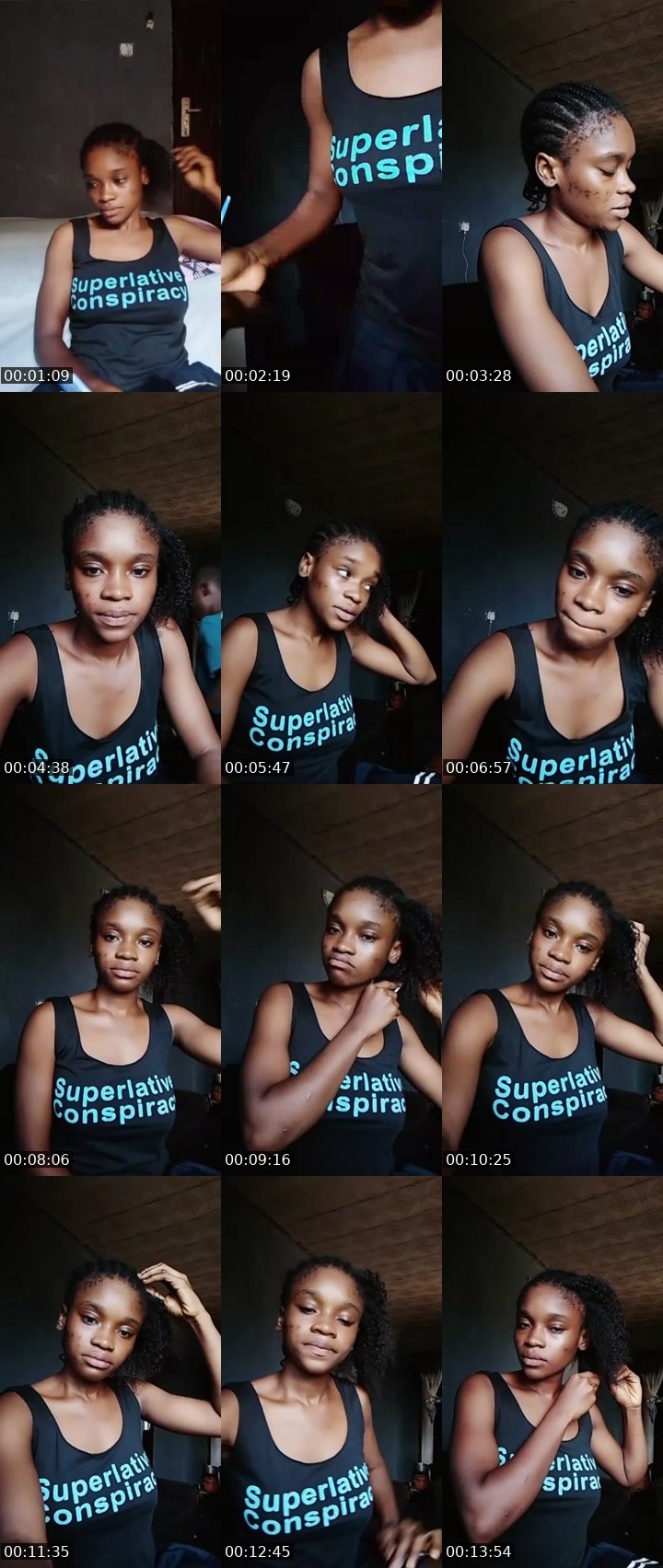 Contact-sheet preview of Aria❣️'s Liveme recording
