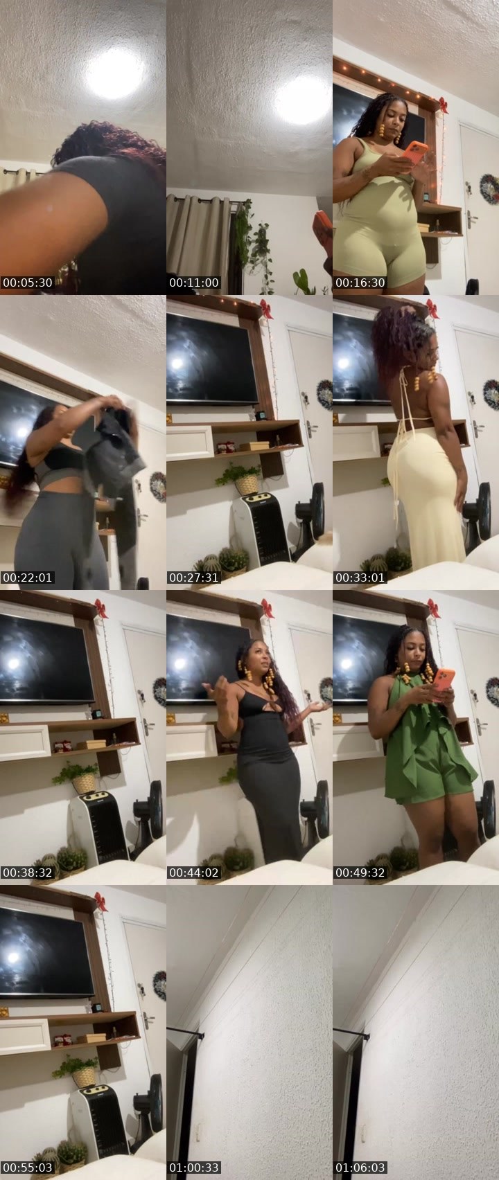 Contact-sheet preview of Nique 🍨's Liveme recording