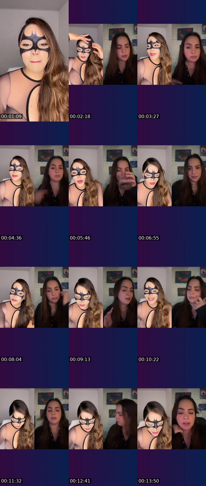 Contact-sheet preview of 👑𝓣𝓪𝓽𝓲☁️🧸's Liveme recording